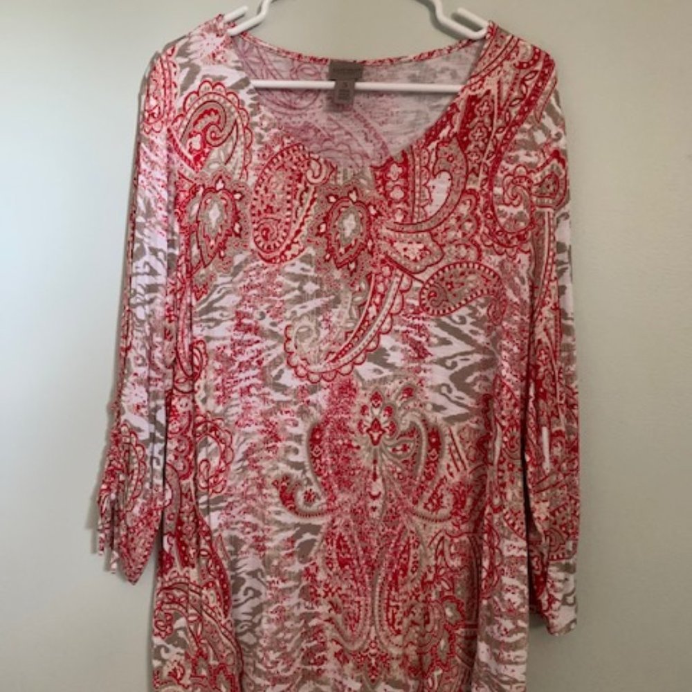 Chicos Top Size 3 (XL) 16